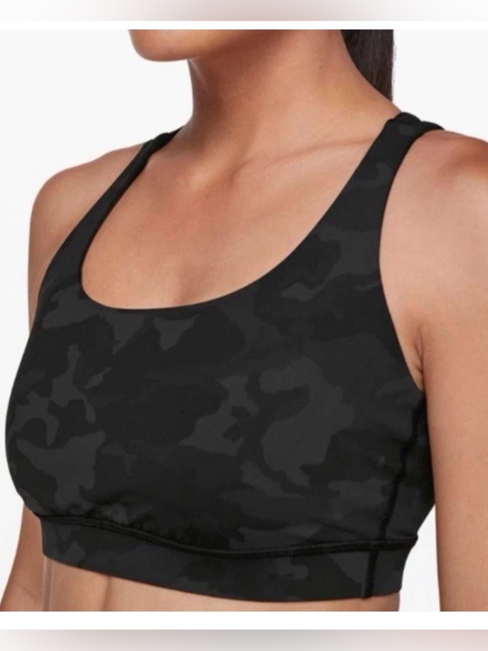 Lululemon Athletica Women’s Incognito Multi Grey Sports Bra size 4